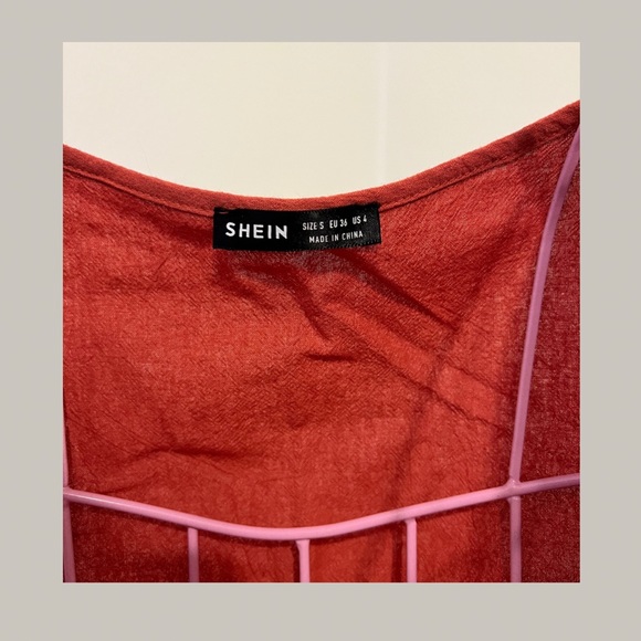 SHEIN V-Neck Ruffled Top - Picture 7 of 7